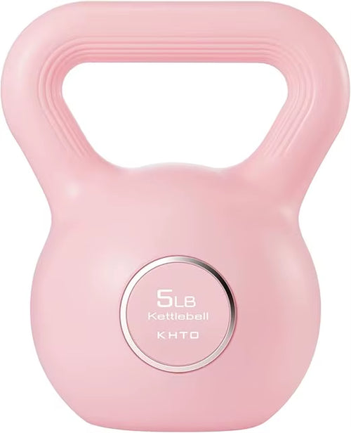 Kettlebells Fitness Exercise-Pink Strength Training Kettlebell Sets,Dumbbell Weights for Home Gym Equipment